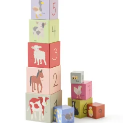 Cubes à empiler en carton Aiden