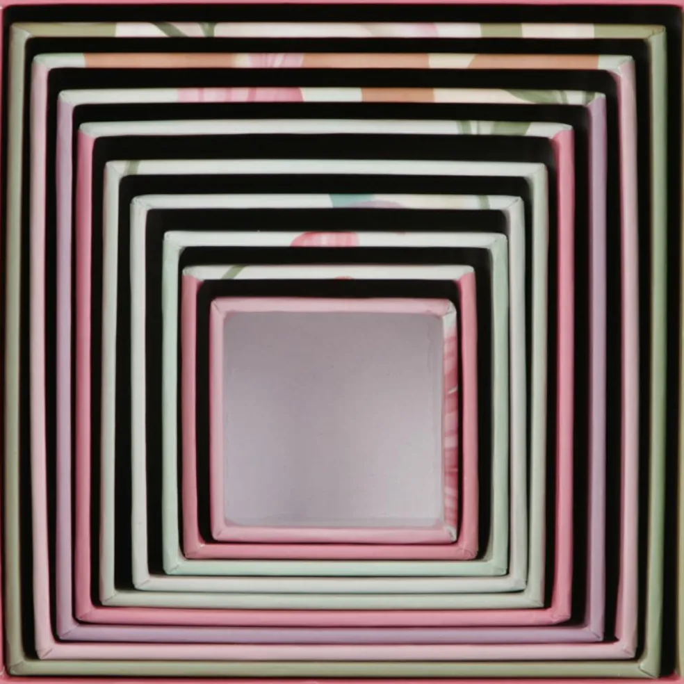 Cubes à empiler en carton FSC Fairy Garden