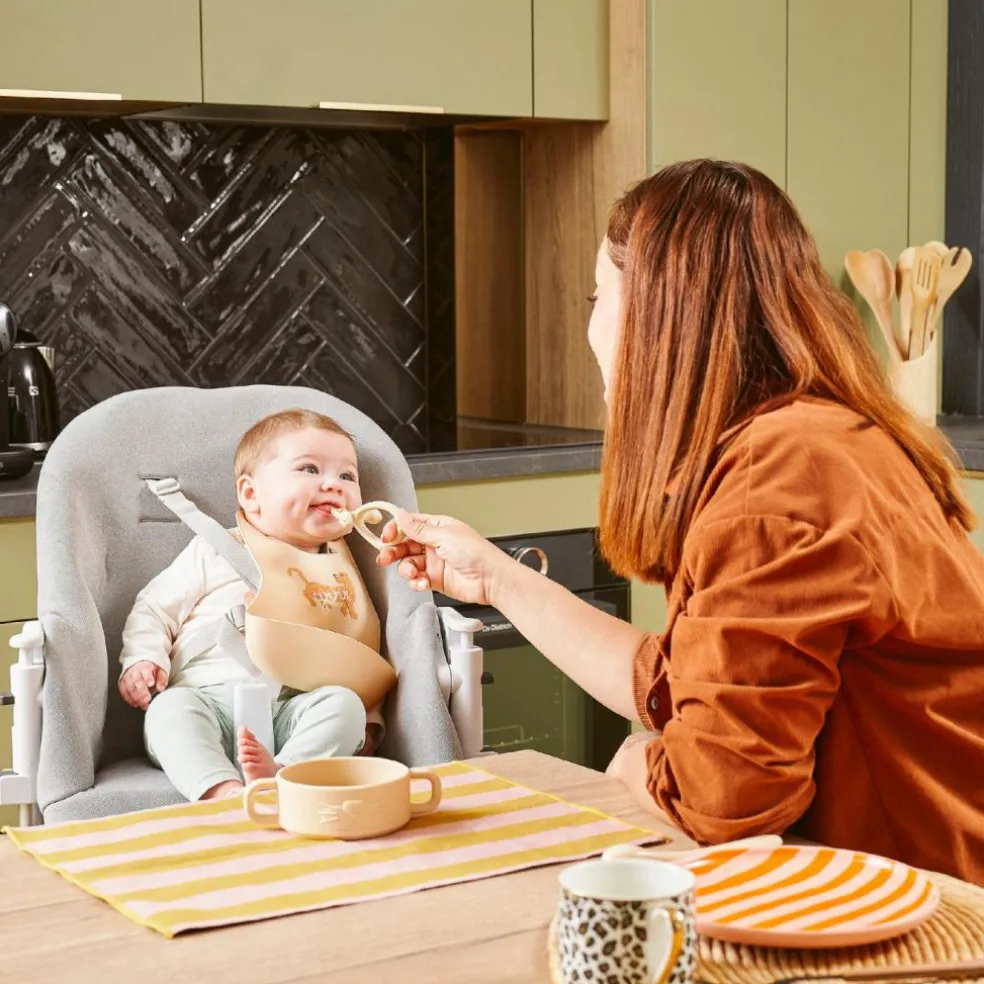 Cuillère de dentition 2 en 1 Beige