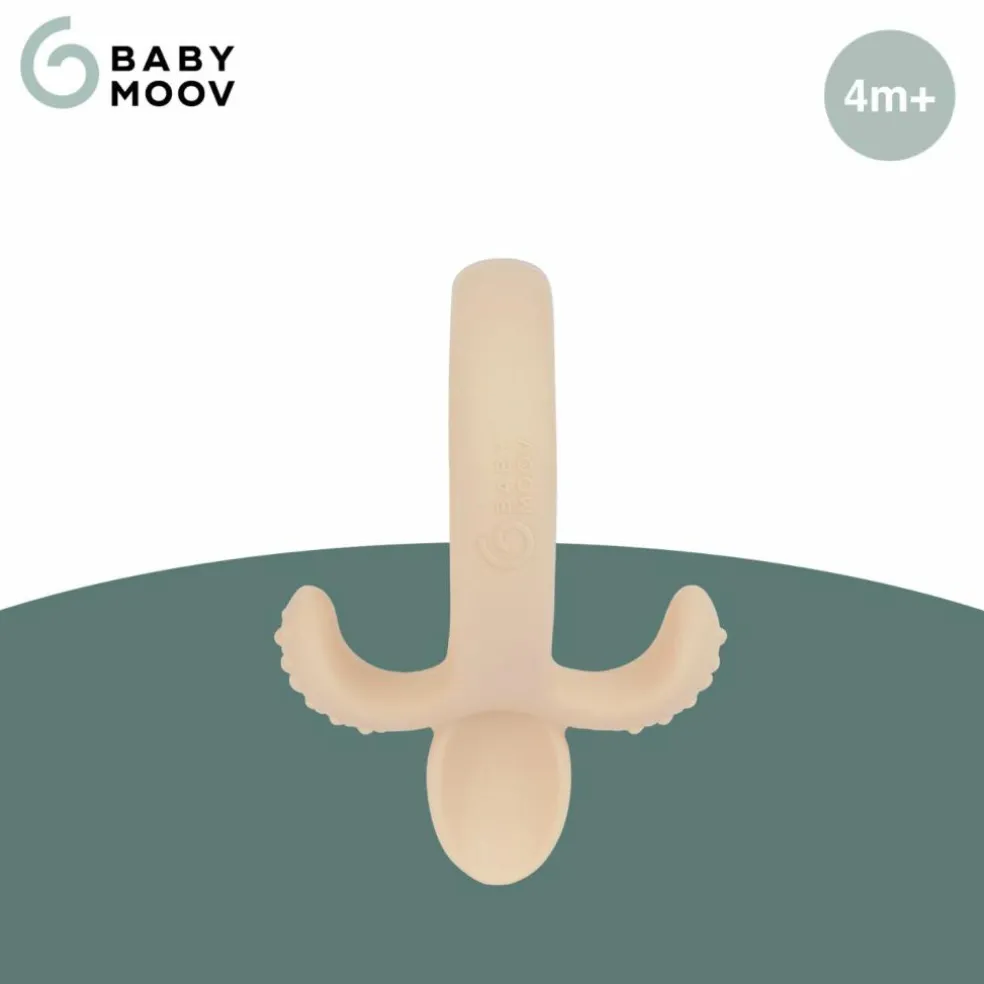 Cuillère de dentition 2 en 1 Beige