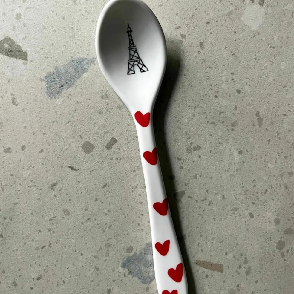 Cuillère paris picto cœurs