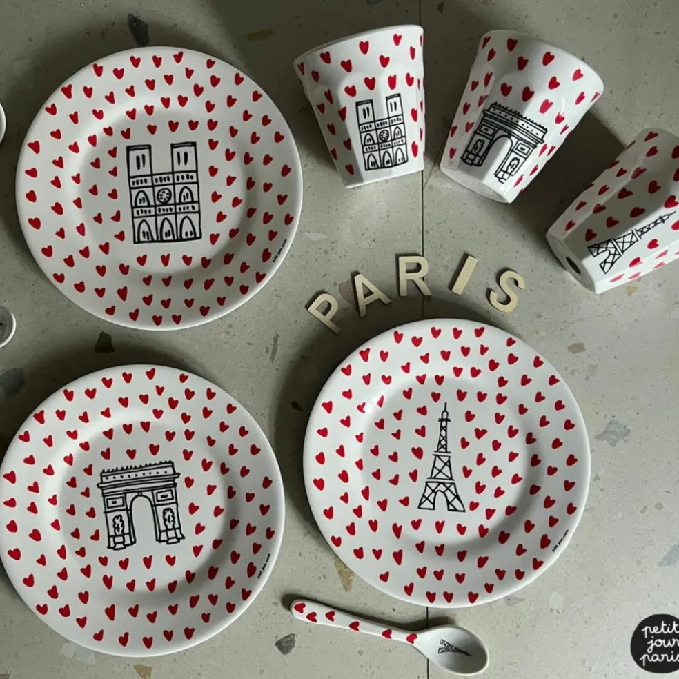 Cuillère paris picto cœurs