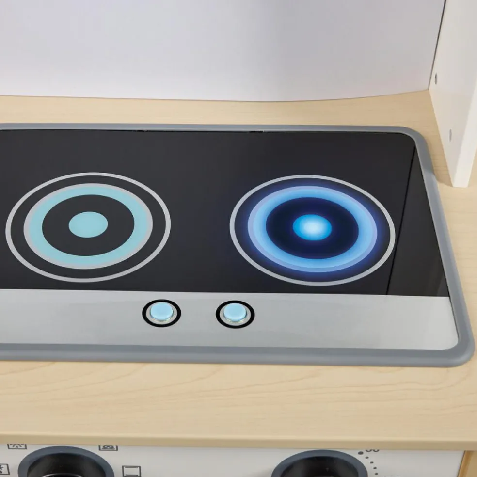 Cuisine interactive en bois