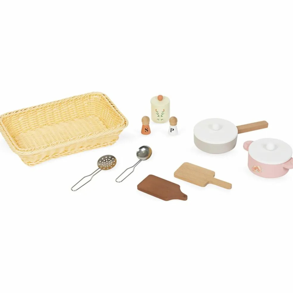 Cuisinière en bois Mamie Soleil (11 pièces)