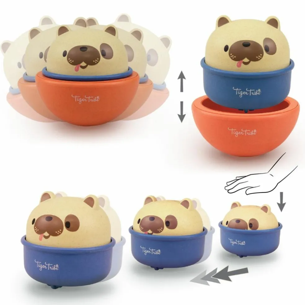 Culbuto et animal à friction chien