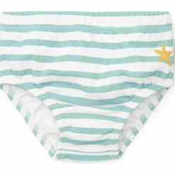 Culotte de bain à volants Stripes Surf Blue (1-2 ans)