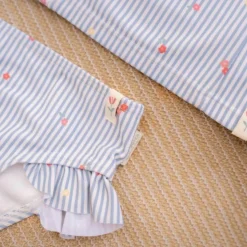 Culotte de bain à volants Sunny Flowers Blue (6-12 mois)