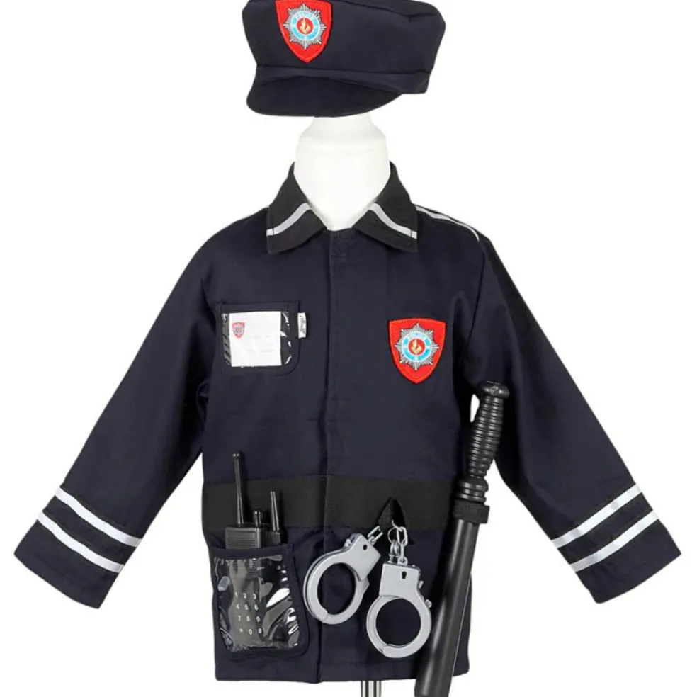 Déguisement enfant set de policier + accessoires (4-7 ans)