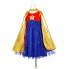 Déguisement Super Hero girl robe+cape (8-10 ans)
