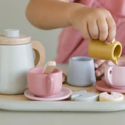 Dînette service à thé en bois