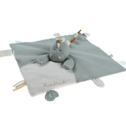 Doudou attache sucette bio Stégi le stégosaure TSO