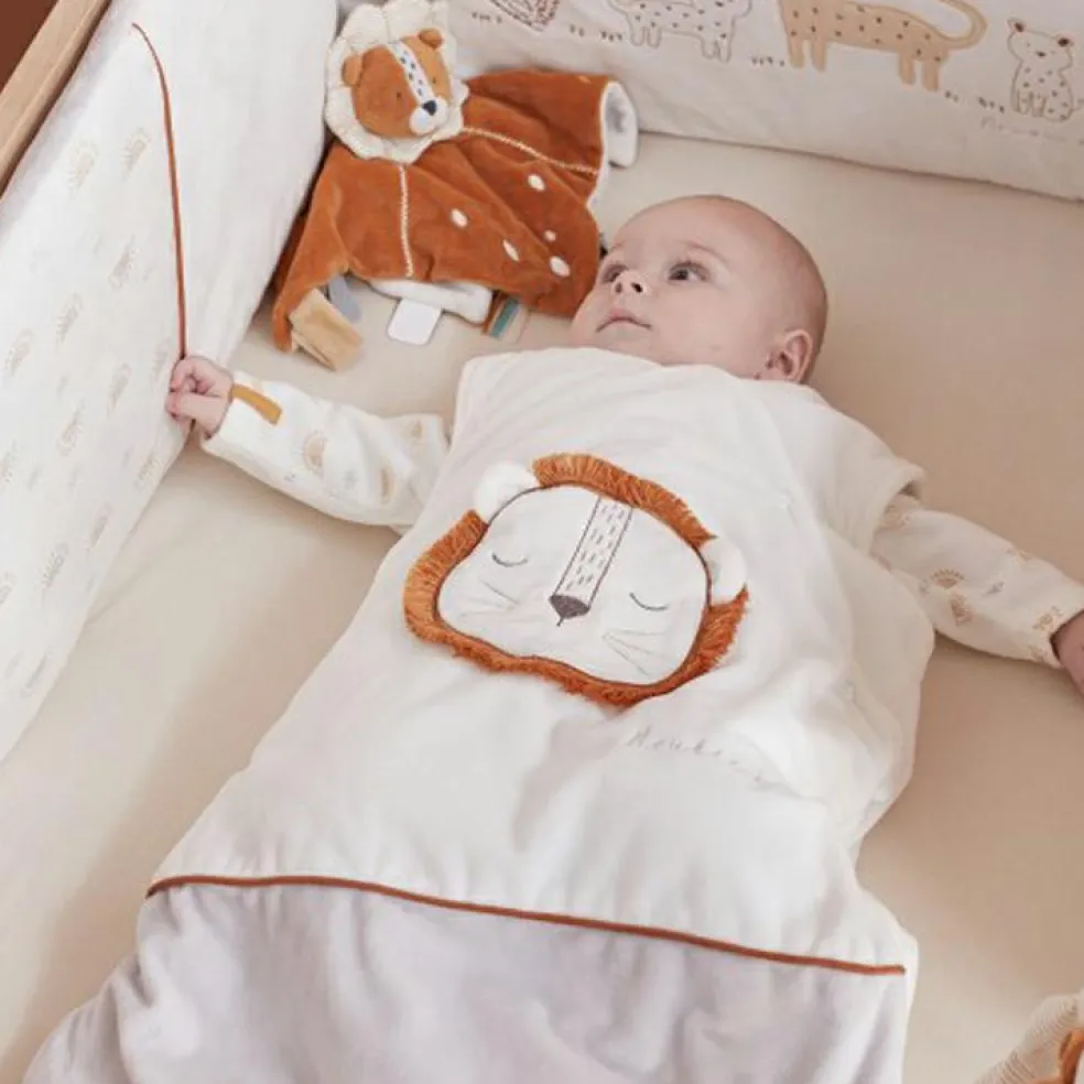 Doudou attache sucette en veloudoux Babou