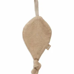 Doudou attache sucette Feuille Biscuit