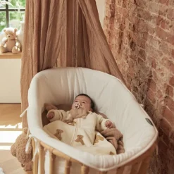 Doudou attache sucette Feuille Biscuit