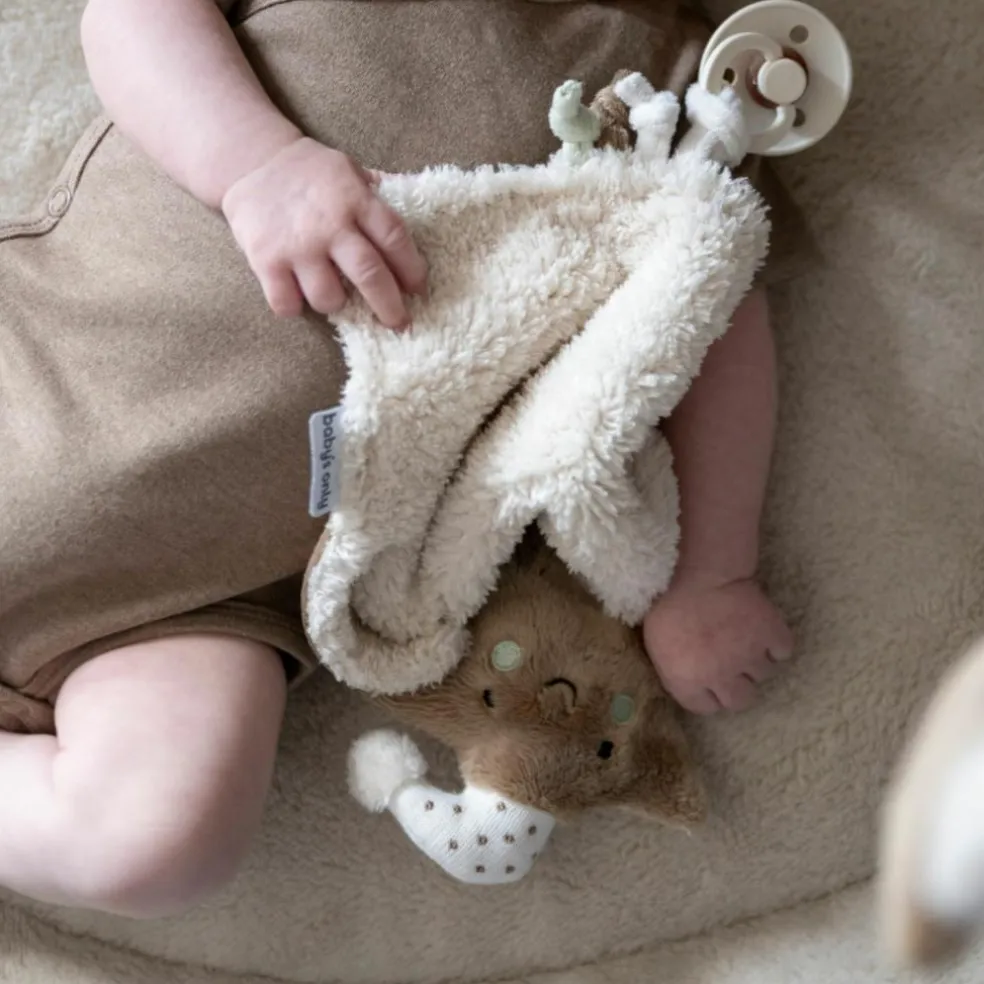 Doudou attache sucette Heaven Clay-Warm Linen