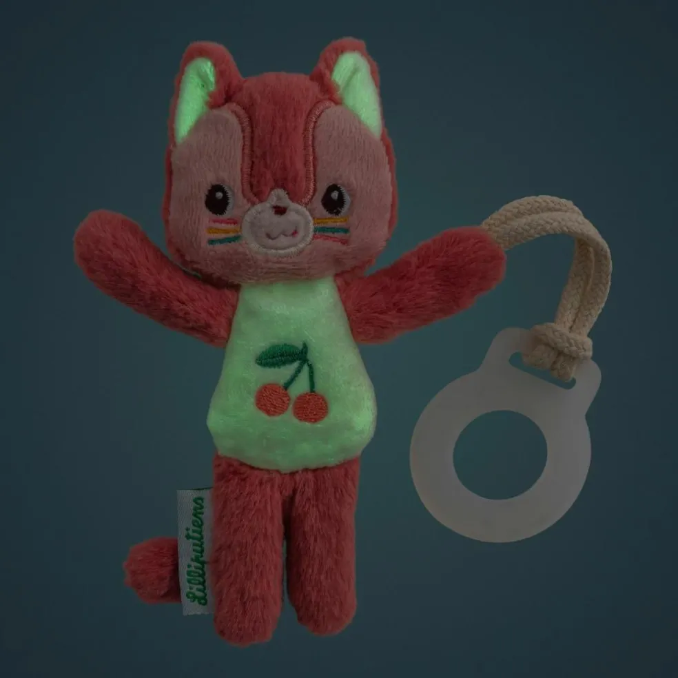 Doudou attache sucette Jeanne Mini ami de la nuit