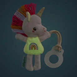 Doudou attache sucette Lena Mini ami de la nuit