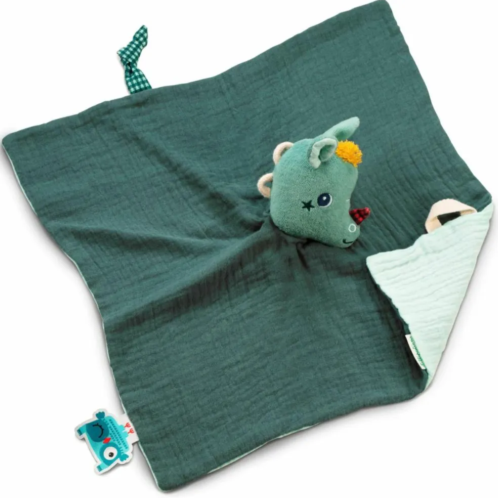 Doudou attache sucette plat éco Joe (32 cm)