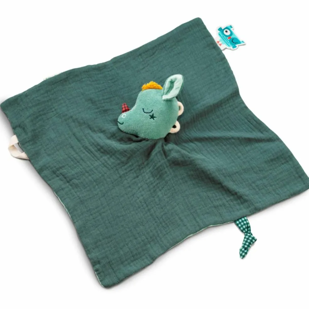 Doudou attache sucette plat éco Joe (32 cm)