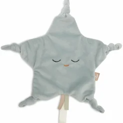 Doudou attache sucette Star Sea Green