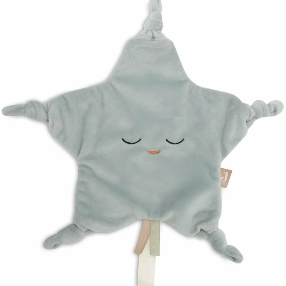 Doudou attache sucette Star Sea Green