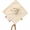 Doudou attache sucette Teddy Girafe Ecru
