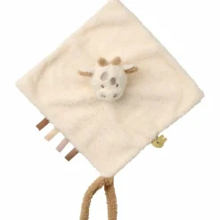 Doudou attache sucette Teddy Girafe Ecru