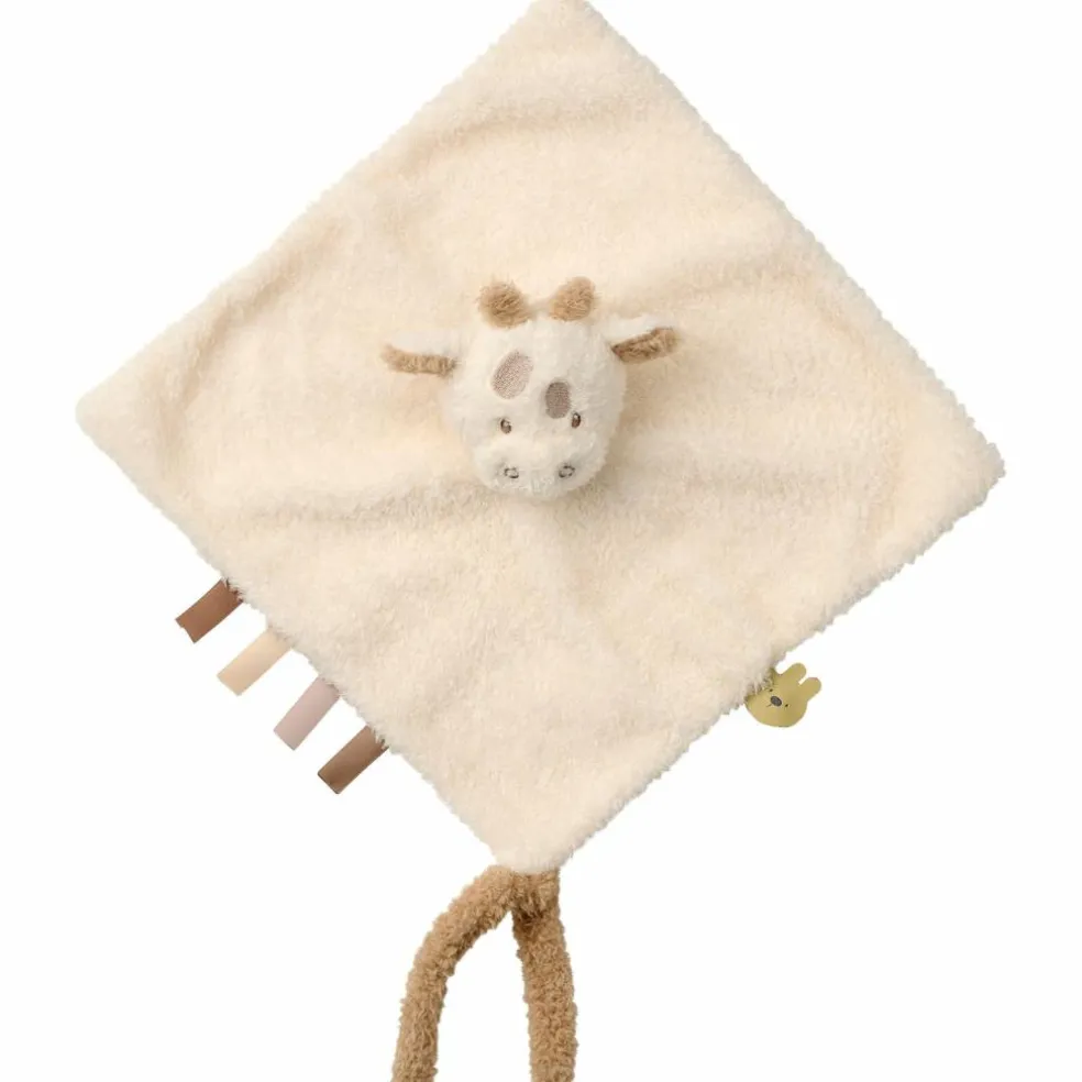 Doudou attache sucette Teddy Girafe Ecru