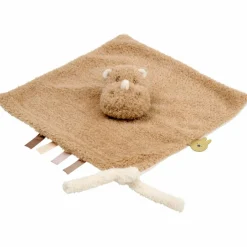 Doudou attache sucette Teddy Rhino Caramel
