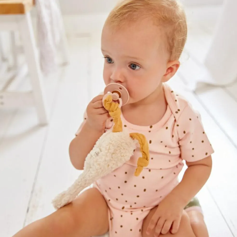 Doudou attache sucette Tiny Farmer Oie