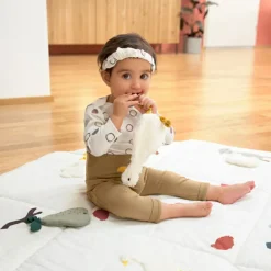 Doudou attache sucette Tiny Farmer Oie