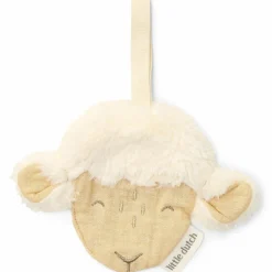 Doudou attache-tétine en gaze de coton Mouton