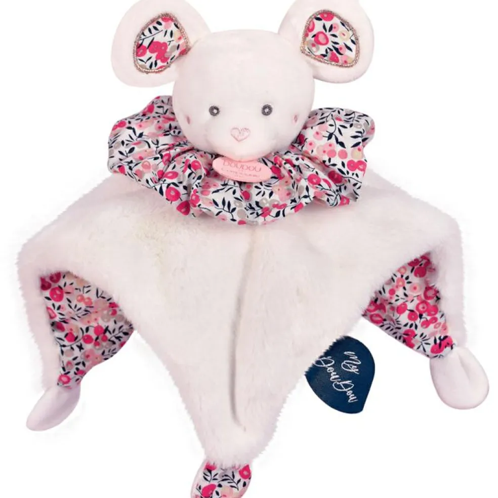 Doudou boule 3 en 1 Souris Les petits futés