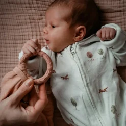 Doudou de dentition Leaf Rose