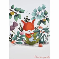 Doudou hochet Romarin Le Renard Dans Mon Jardin (21 cm)