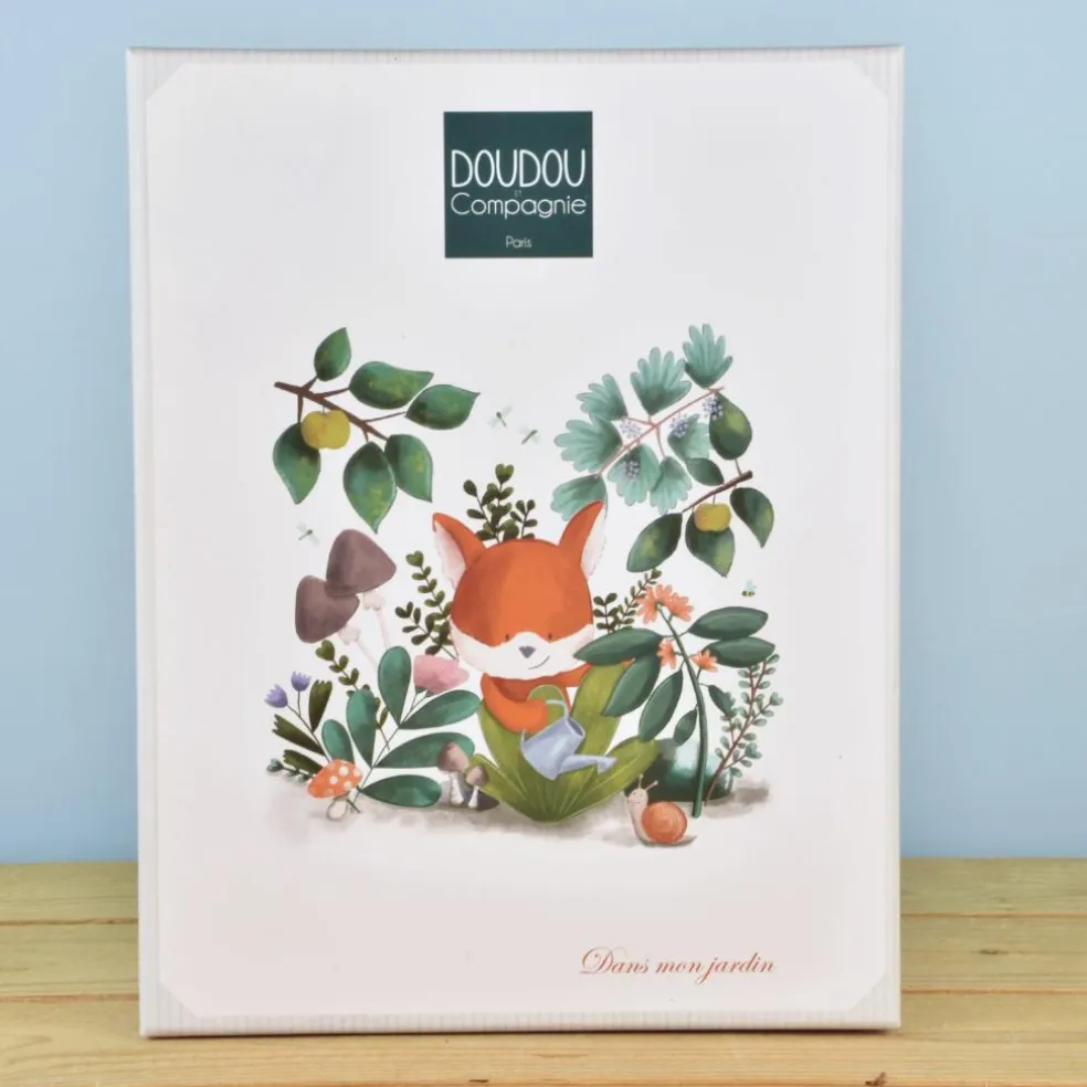 Doudou hochet Romarin Le Renard Dans Mon Jardin (21 cm)