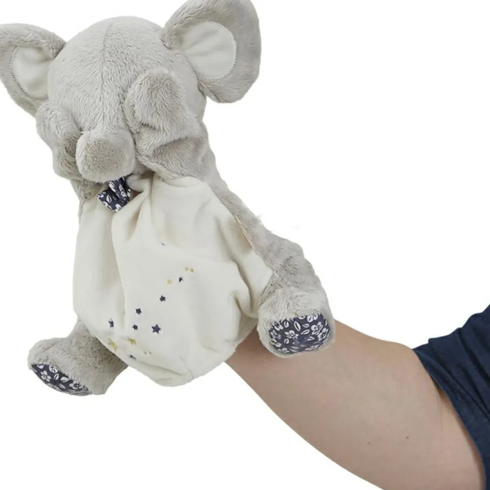 Doudou marionnette éléphant (24 cm)