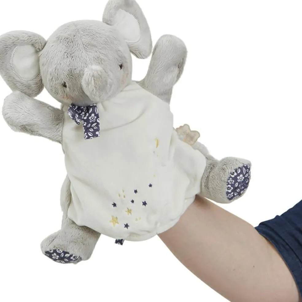Doudou marionnette éléphant (24 cm)
