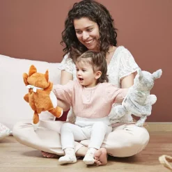 Doudou marionnette renard Paprika Les amis