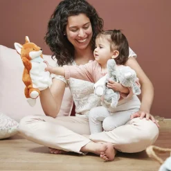 Doudou marionnette renard Paprika Les amis