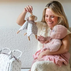 Doudou âne Botton Fleurs