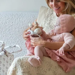 Doudou âne Botton Fleurs