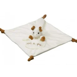Doudou plat avec attache sucette Sophie la girafe Fresh Touch