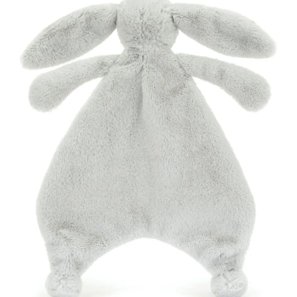 Doudou plat Bashful Lapin Silver (20 cm)
