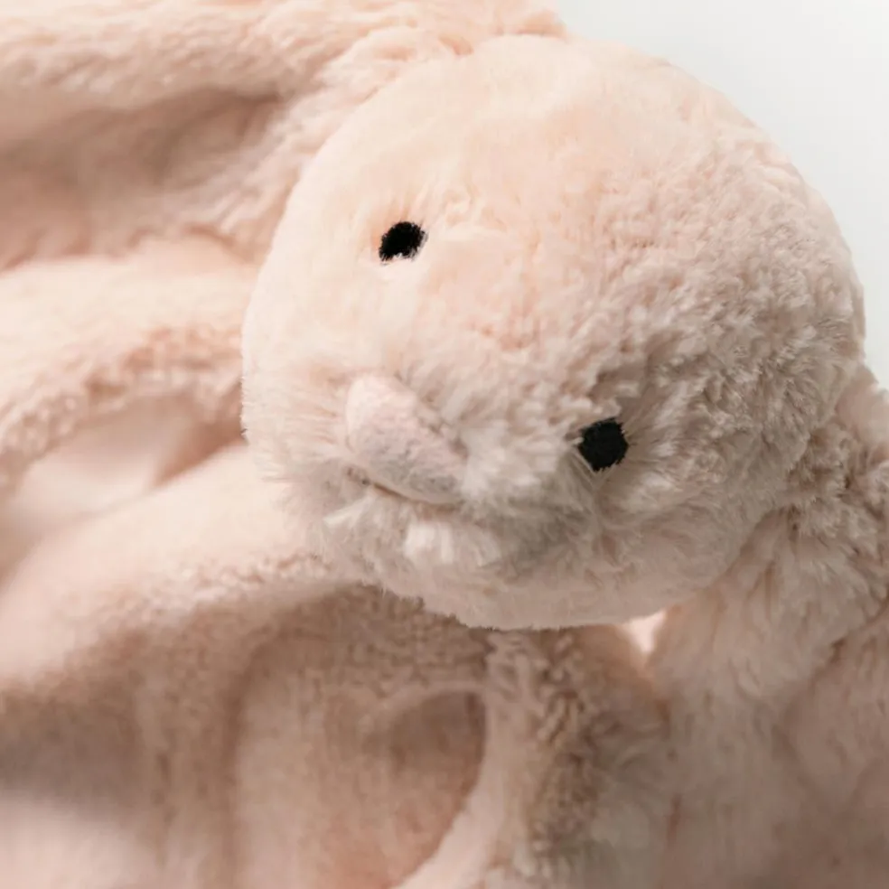 Doudou plat Bashful Lapin Blush (20 cm)