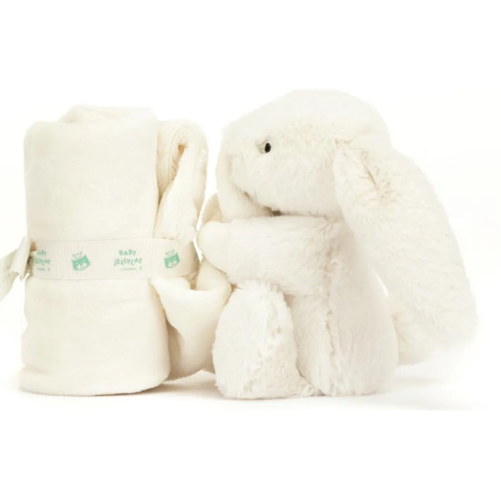 Doudou plat Bashful Lapin Cream (34 cm)