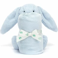 Doudou plat Bashful Lapin Bleu