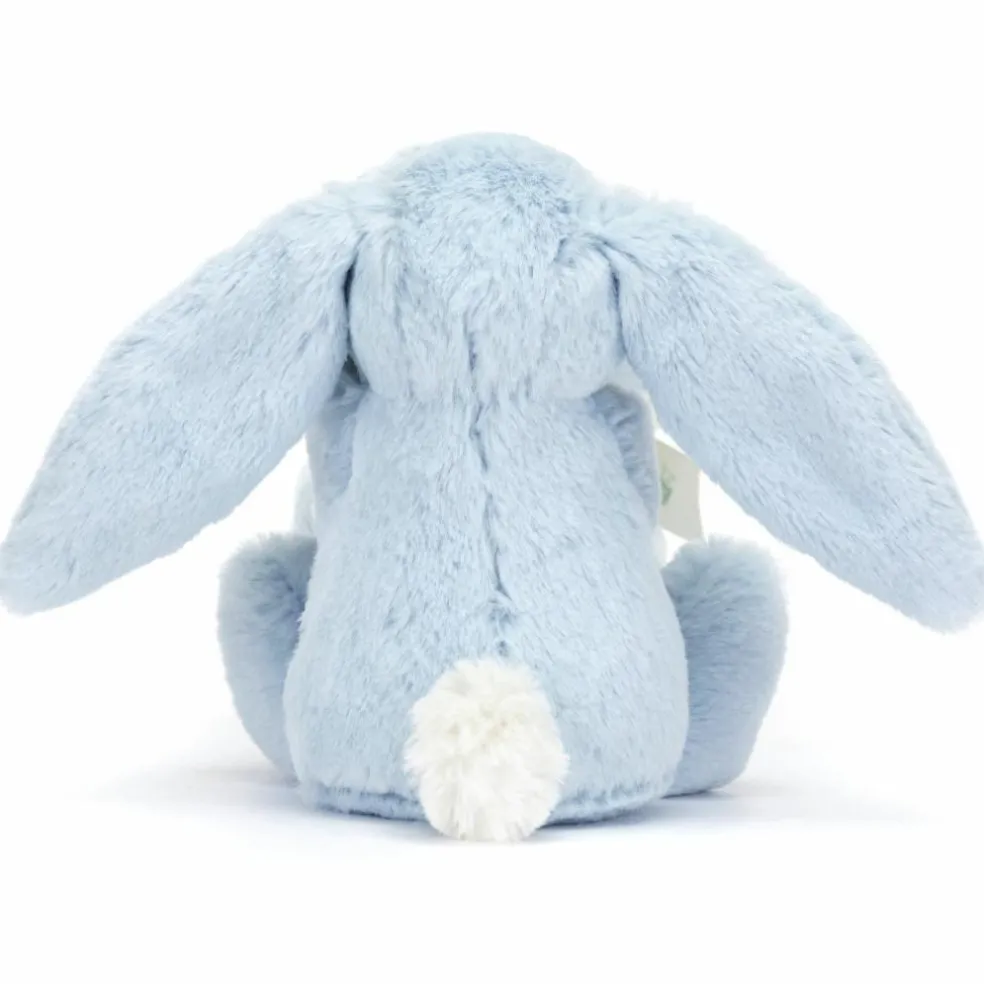 Doudou plat Bashful Lapin Bleu