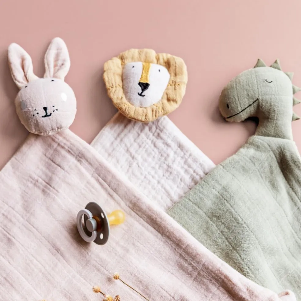 Doudou plat Bliss Beige Mr. Lion