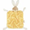 Doudou plat Lapin jaune